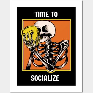 Time to socialize Posters and Art